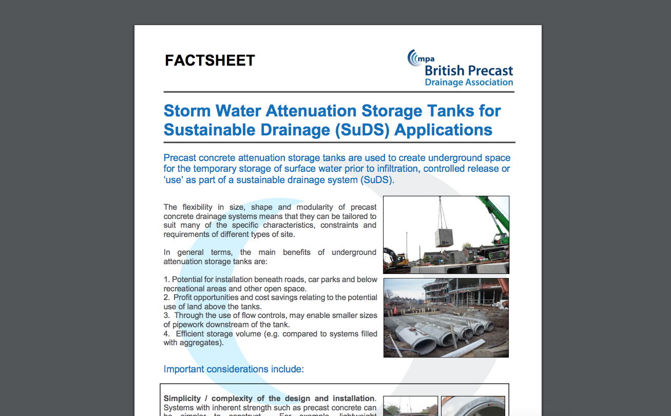 Attenuation Tank Factsheet